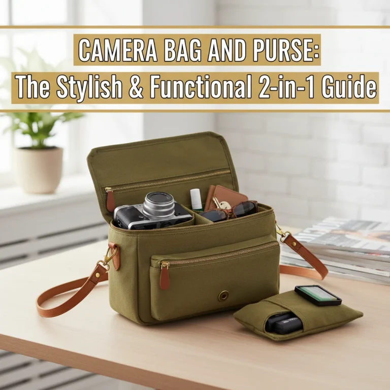 Camera Bag and Purse: The Stylish & Functional 2-in-1 Guide