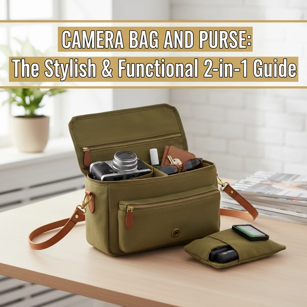 Camera Bag and Purse: The Stylish & Functional 2-in-1 Guide