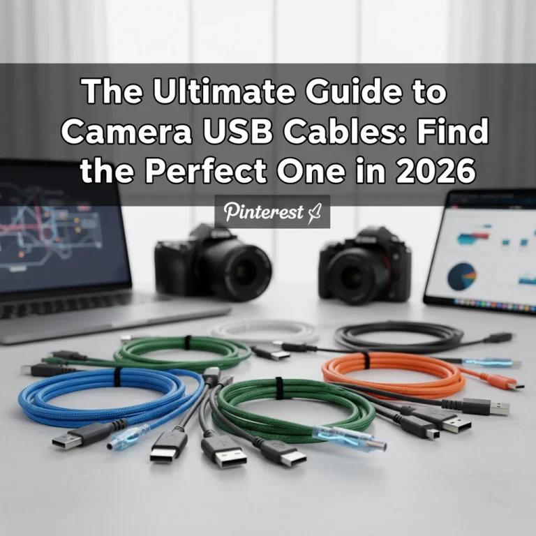 The Ultimate Guide to Camera USB Cables: Find the Perfect One in 2026