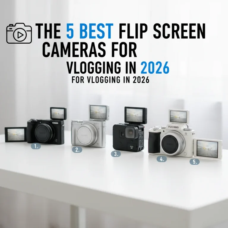 The 5 Best Flip Screen Cameras for Vlogging in 2026