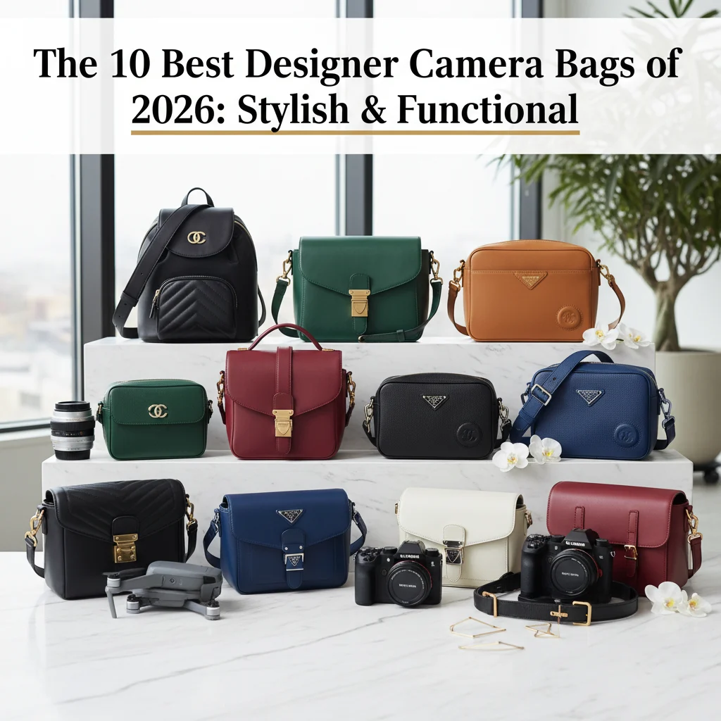 The 10 Best Designer Camera Bags of 2026: Stylish & Functional