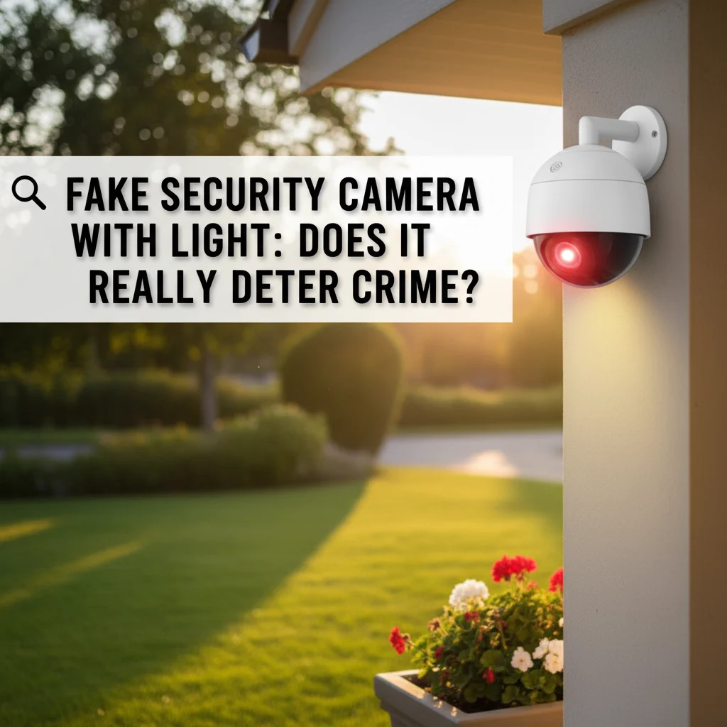 Fake Security Camera with Light: Does It Really Deter Crime?