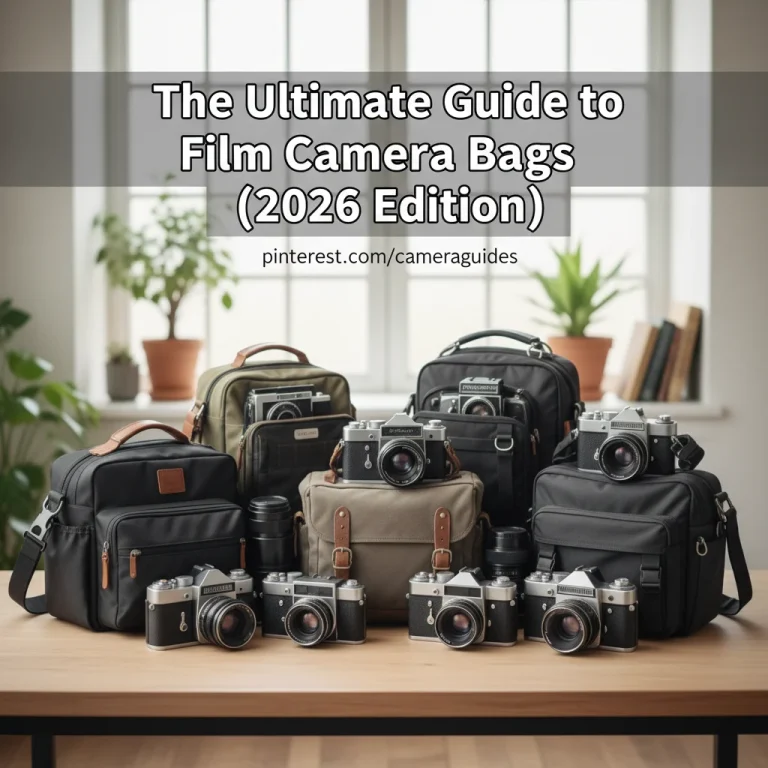 The Ultimate Guide to Film Camera Bags (2026 Edition)