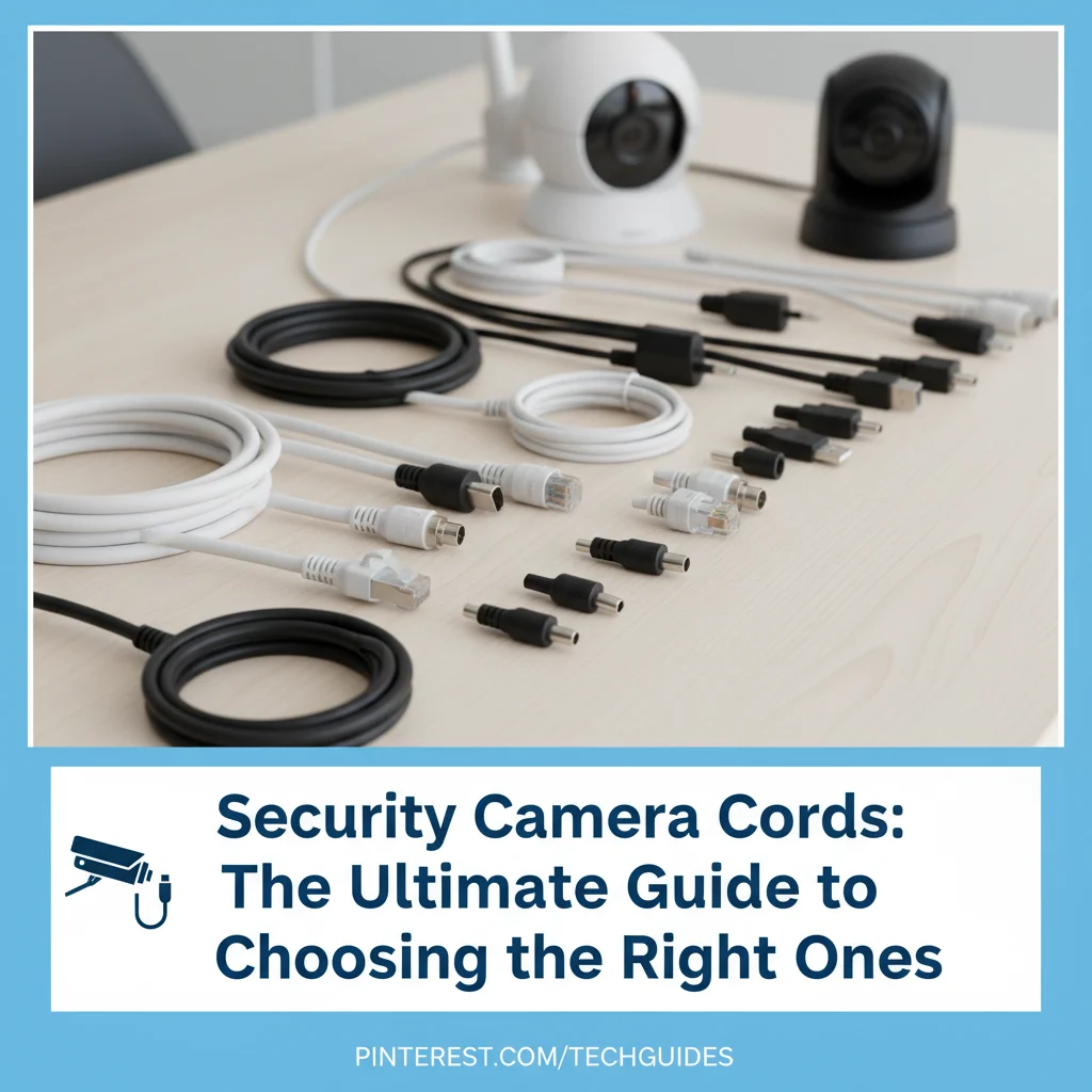 Security Camera Cords: The Ultimate Guide to Choosing the Right Ones
