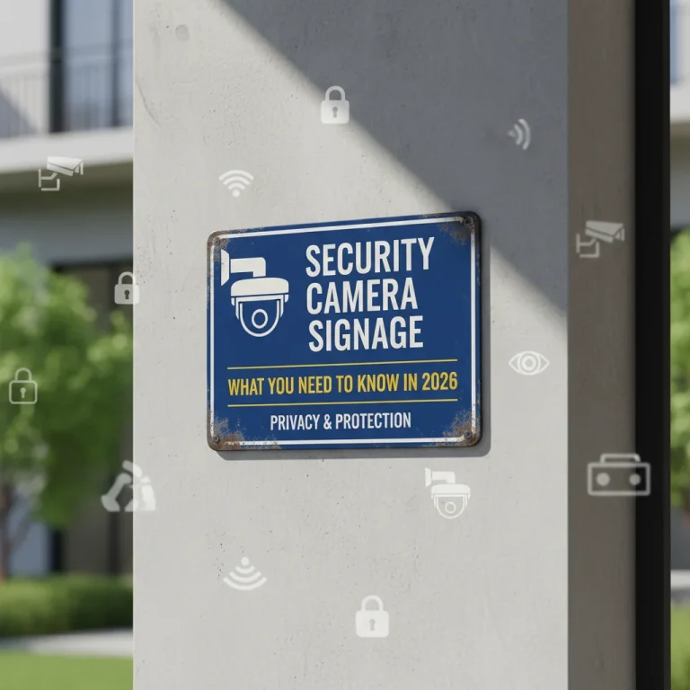 Security Camera Signage: What You Need to Know in 2026