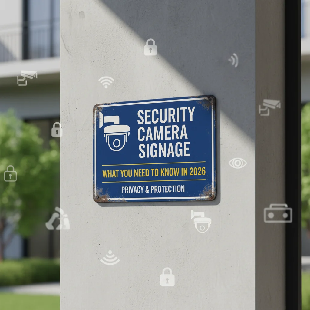 Security Camera Signage: What You Need to Know in 2026