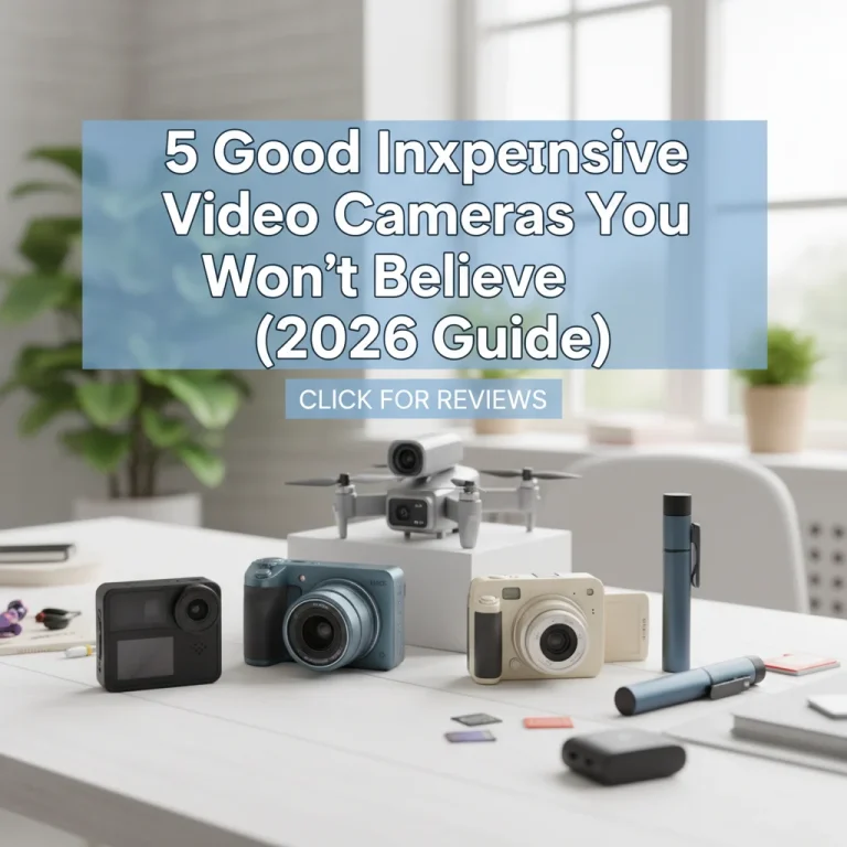 5 Good Inexpensive Video Cameras You Won’t Believe (2026 Guide)