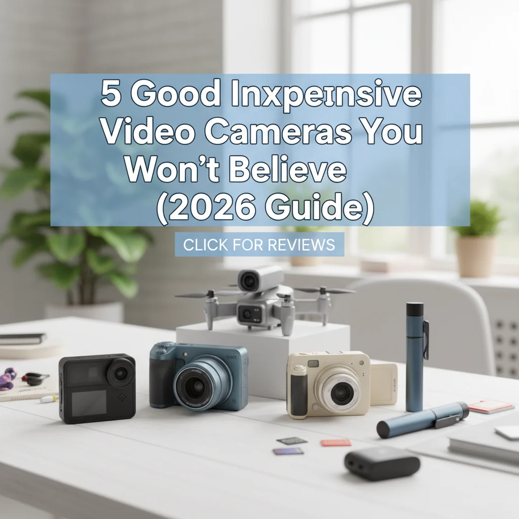 5 Good Inexpensive Video Cameras You Won’t Believe (2026 Guide)