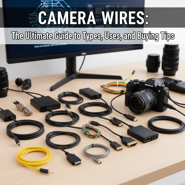 Camera Wires: The Ultimate Guide to Types, Uses, and Buying Tips