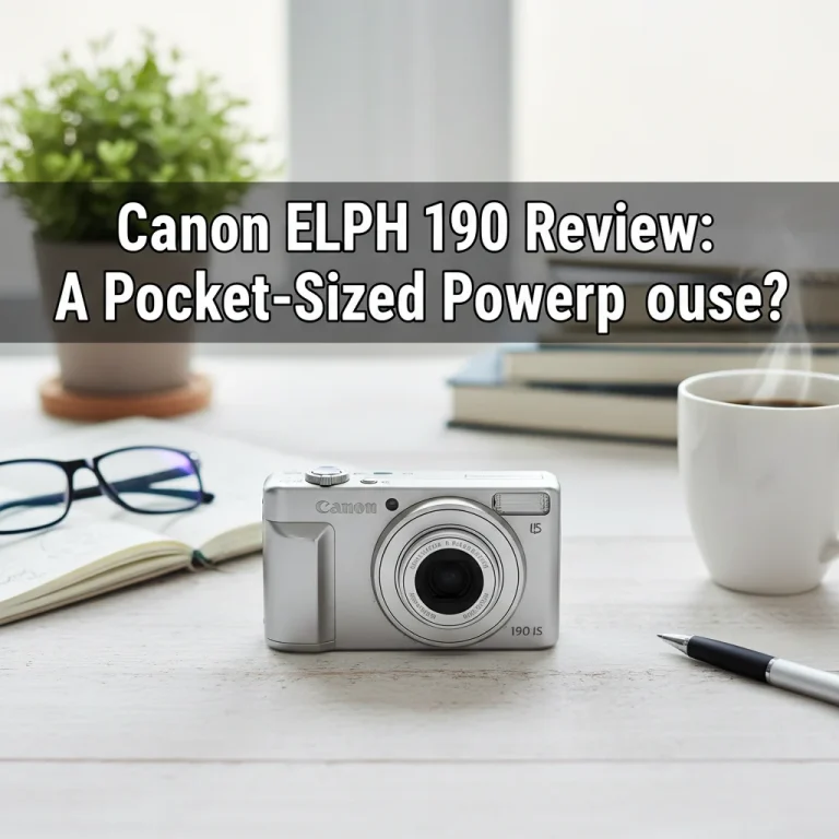 Canon ELPH 190 Review: A Pocket-Sized Powerhouse?