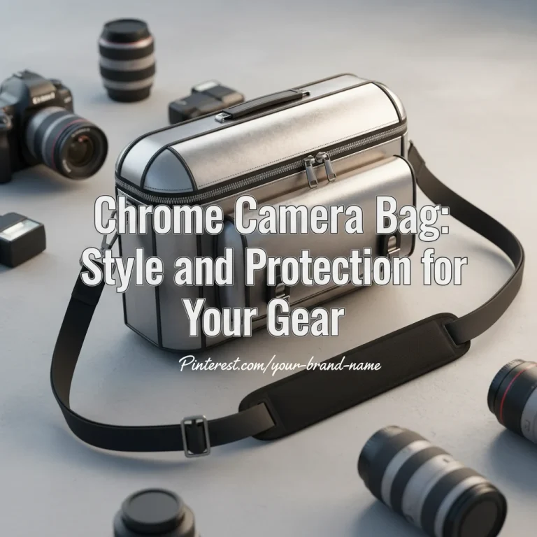 Chrome Camera Bag: Style and Protection for Your Gear