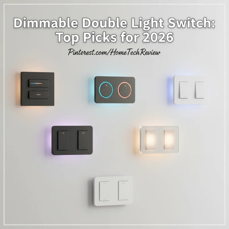 Dimmable Double Light Switch: Top Picks for 2026