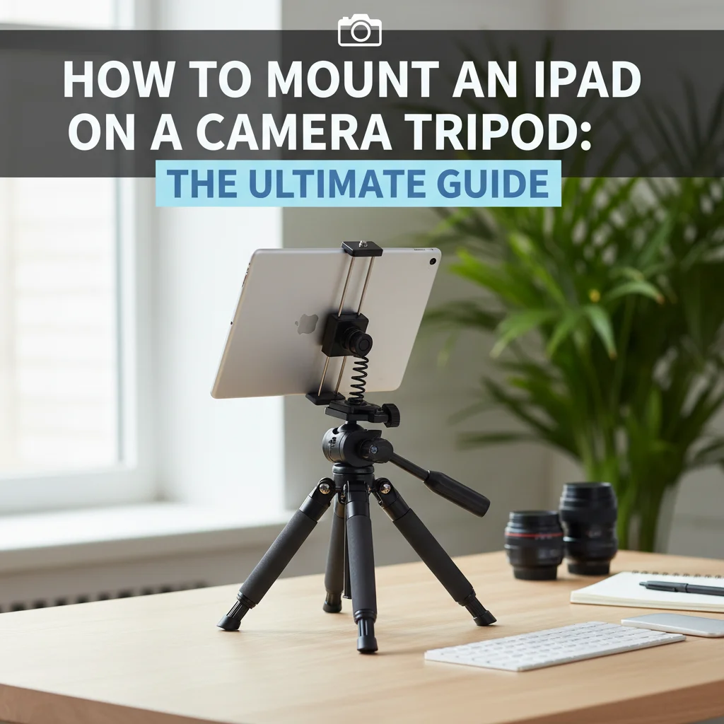 How to Mount an iPad on a Camera Tripod: The Ultimate Guide