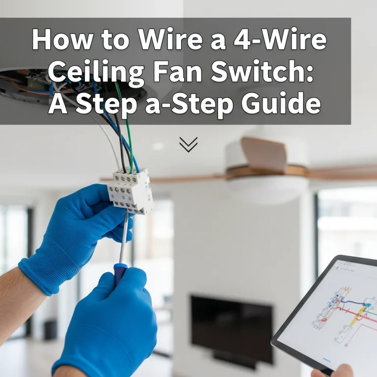 How to Wire a 4-Wire Ceiling Fan Switch: A Step-by-Step Guide