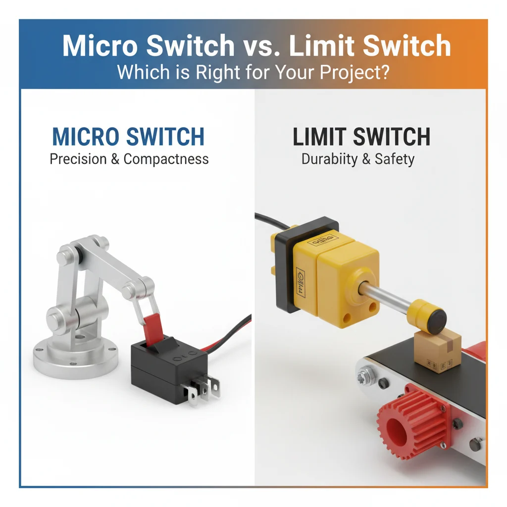 Micro Switch vs. Limit Switch: Which is Right for Your Project?