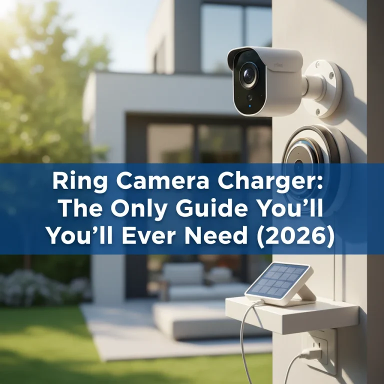 Ring Camera Charger: The Only Guide You’ll Ever Need (2026)
