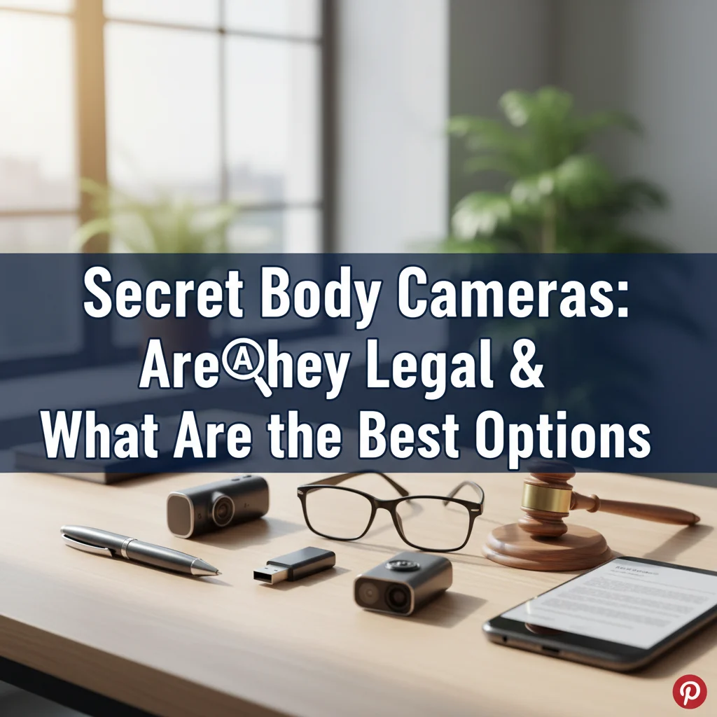 Secret Body Cameras: Are They Legal & What Are the Best Options?