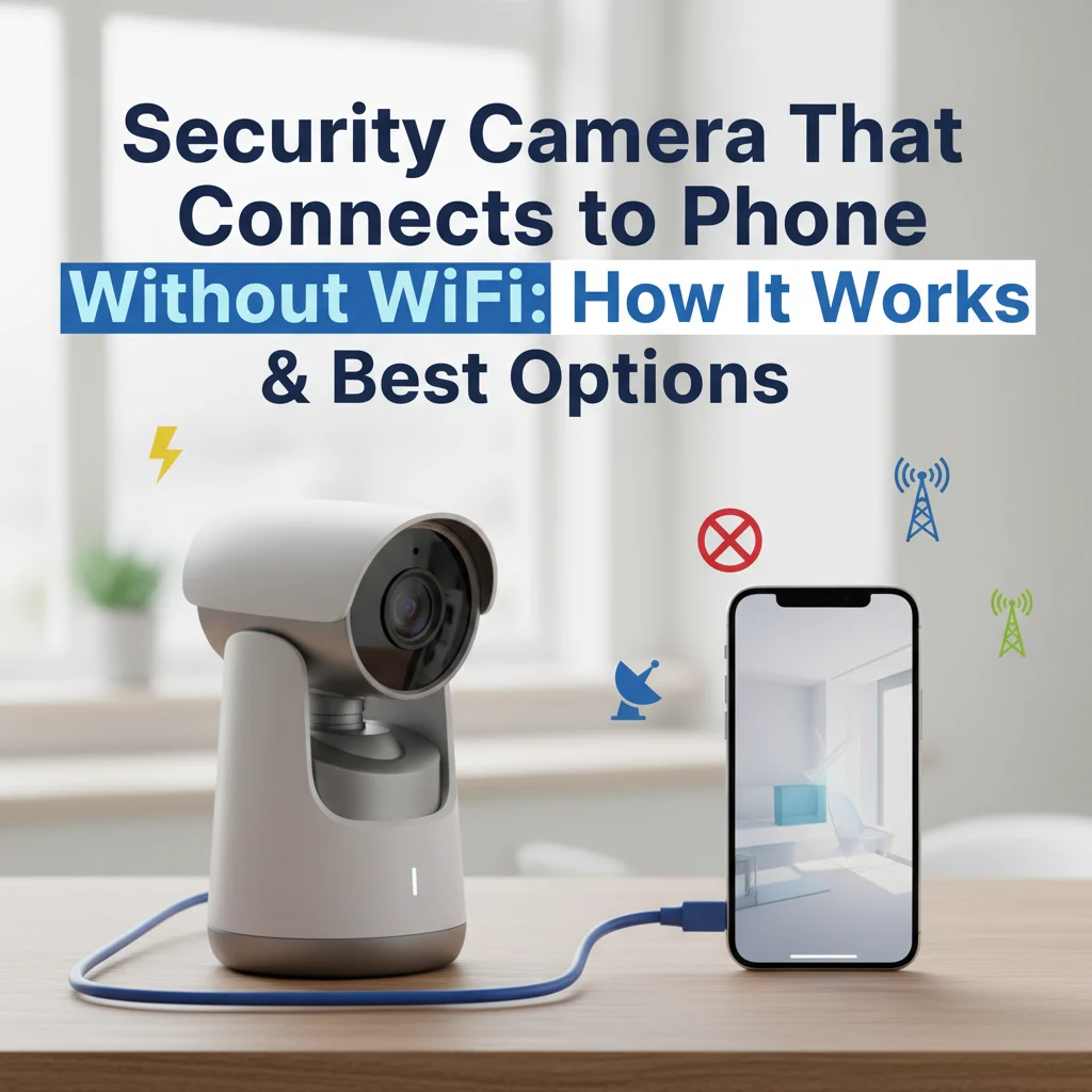 Security Camera That Connects to Phone Without WiFi: How It Works & Best Options