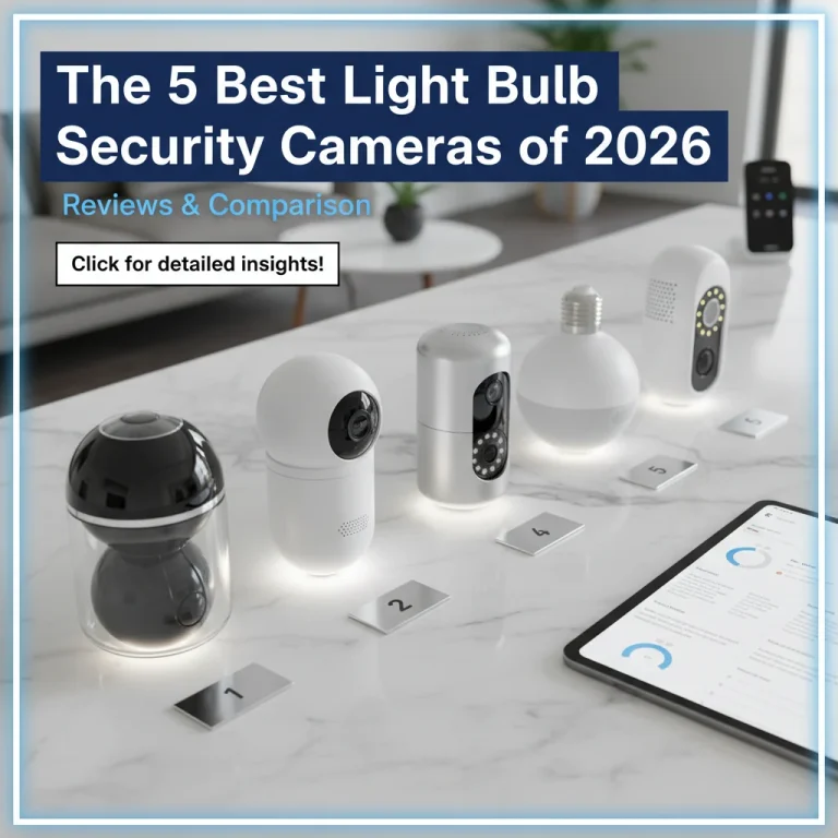 The 5 Best Light Bulb Security Cameras of 2026: Reviews & Comparison