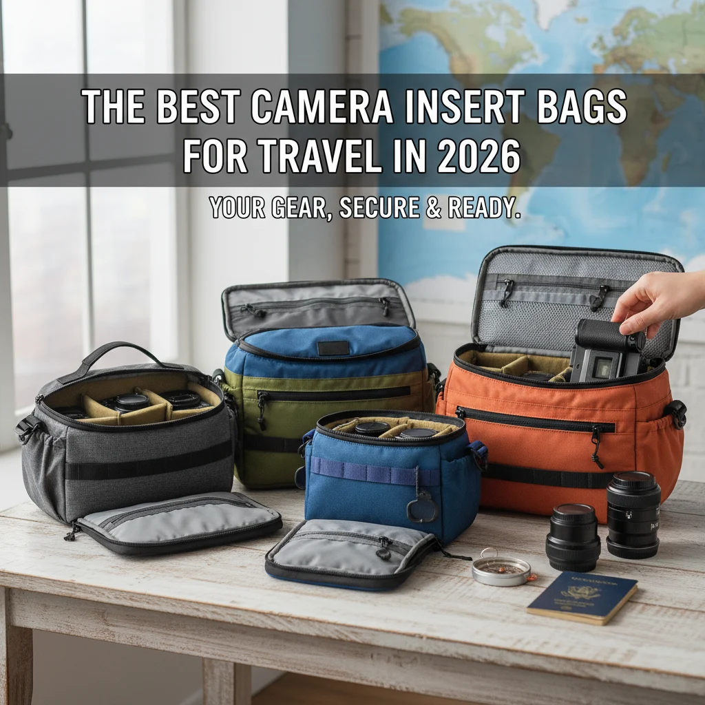 The Best Camera Insert Bags for Travel in 2026
