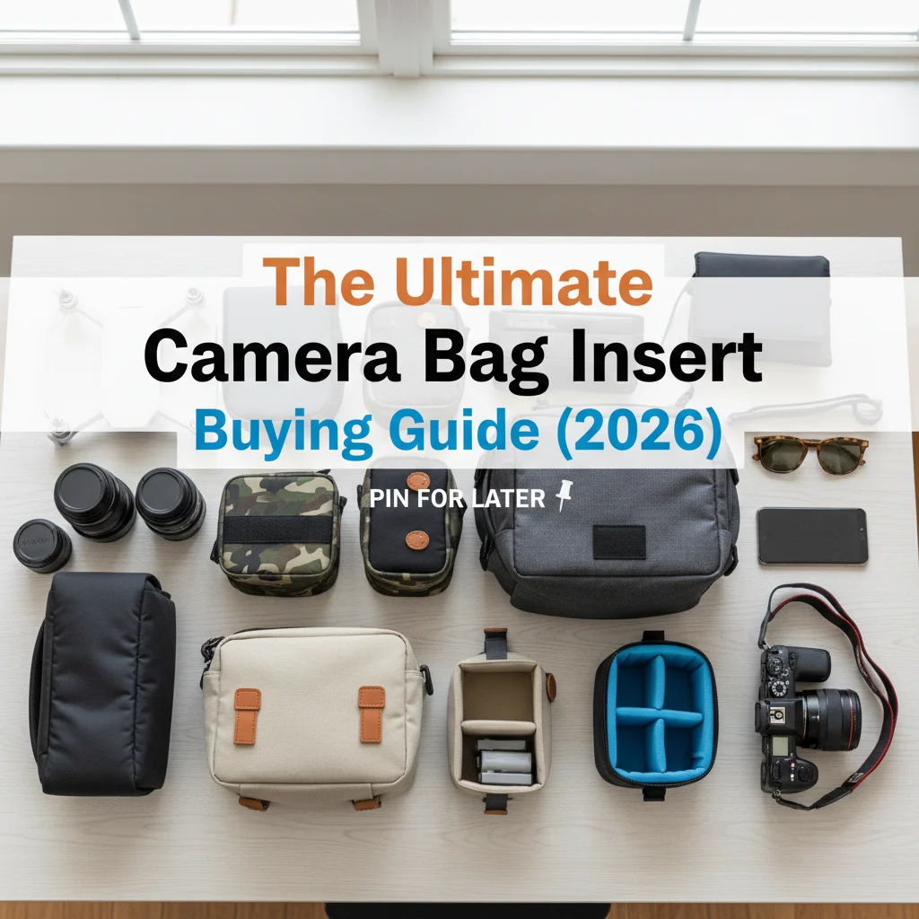 The Ultimate Camera Bag Insert Buying Guide (2026)