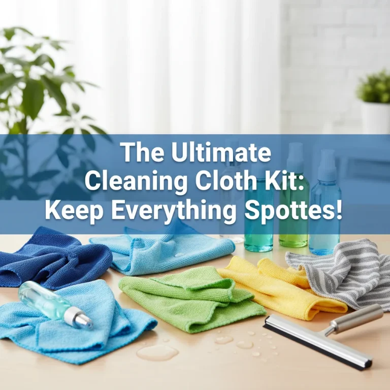 The Ultimate Cleaning Cloth Kit: Keep Everything Spotless!