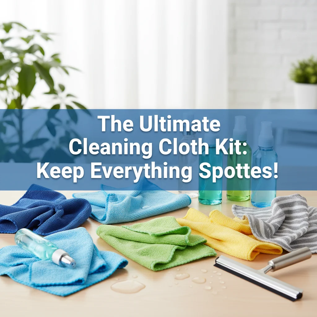 The Ultimate Cleaning Cloth Kit: Keep Everything Spotless!