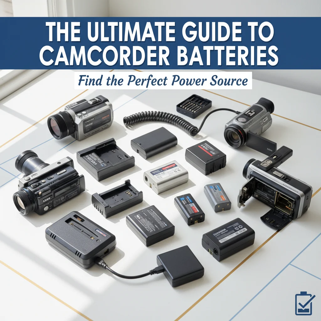 The Ultimate Guide to Camcorder Batteries: Find the Perfect Power Source