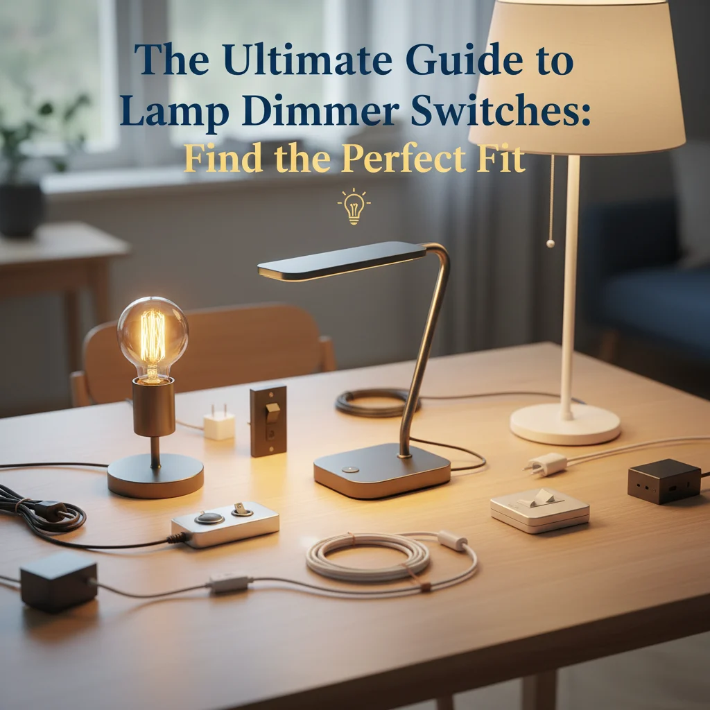 The Ultimate Guide to Lamp Dimmer Switches: Find the Perfect Fit