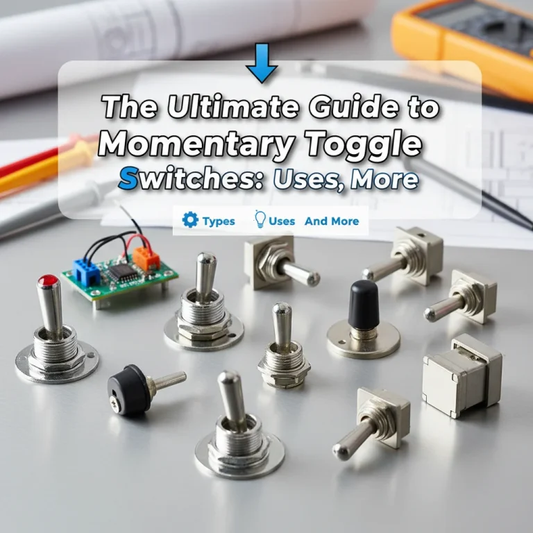 The Ultimate Guide to Momentary Toggle Switches: Types, Uses, and More