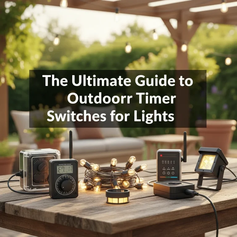 The Ultimate Guide to Outdoor Timer Switches for Lights