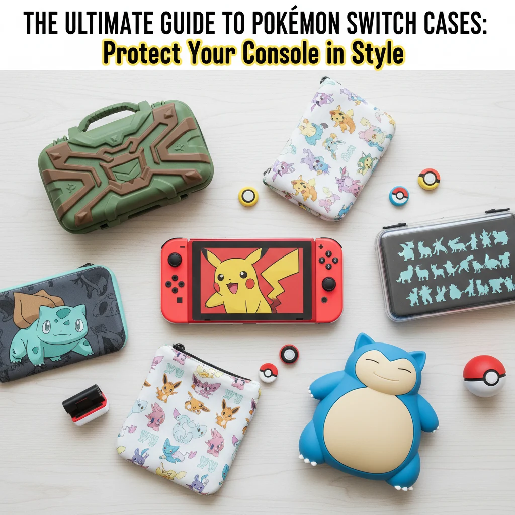 The Ultimate Guide to Pokemon Switch Cases: Protect Your Console in Style