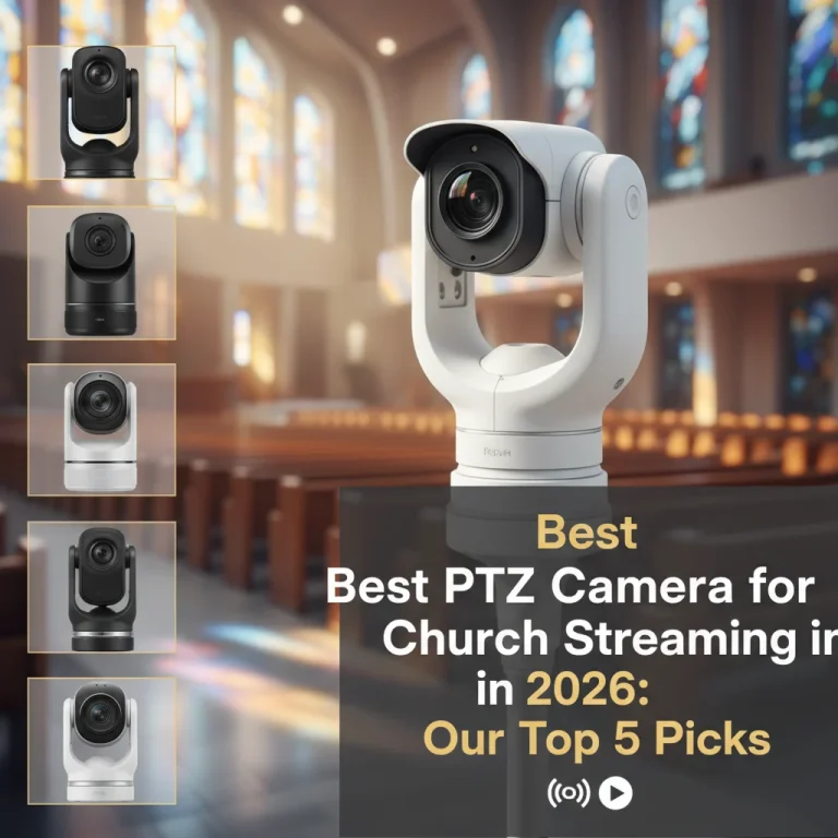 Best PTZ Camera for Church Streaming in 2026: Our Top 5 Picks
