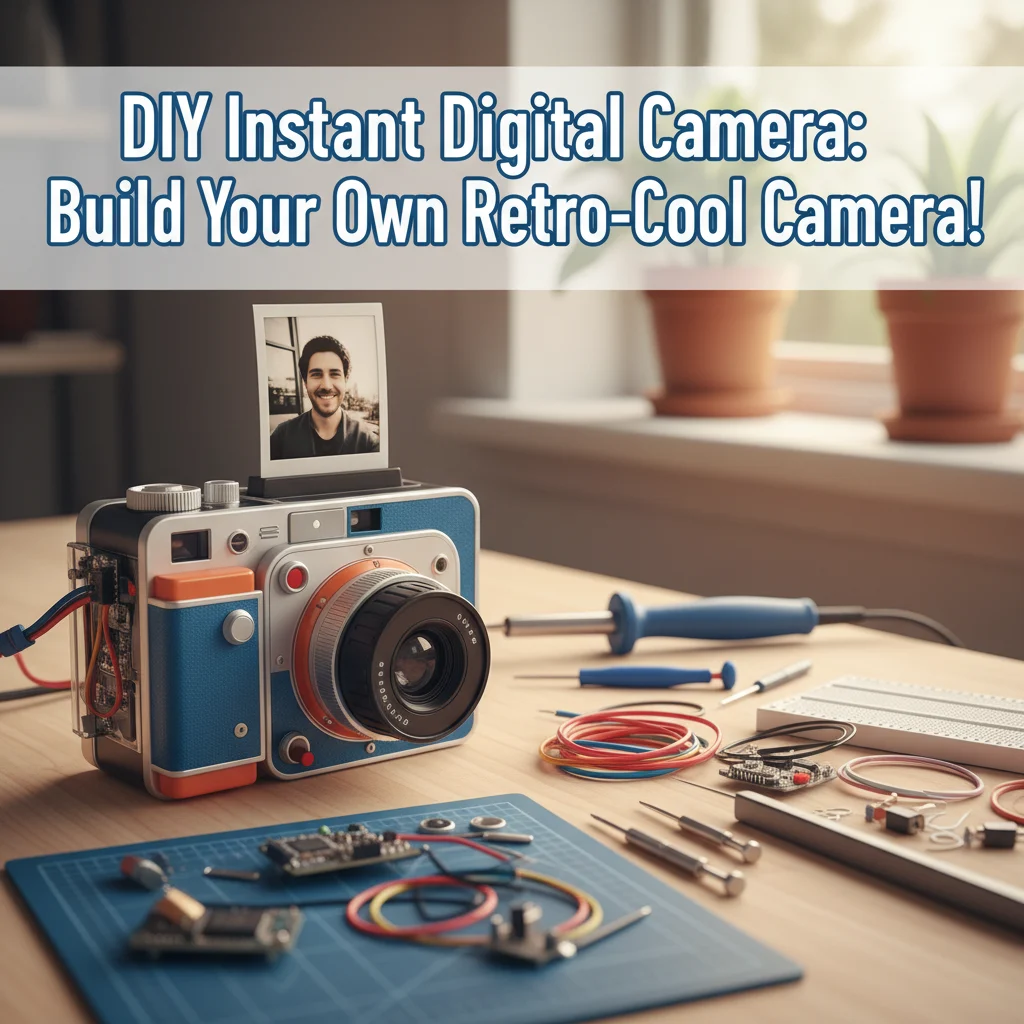 DIY Instant Digital Camera: Build Your Own Retro-Cool Camera!