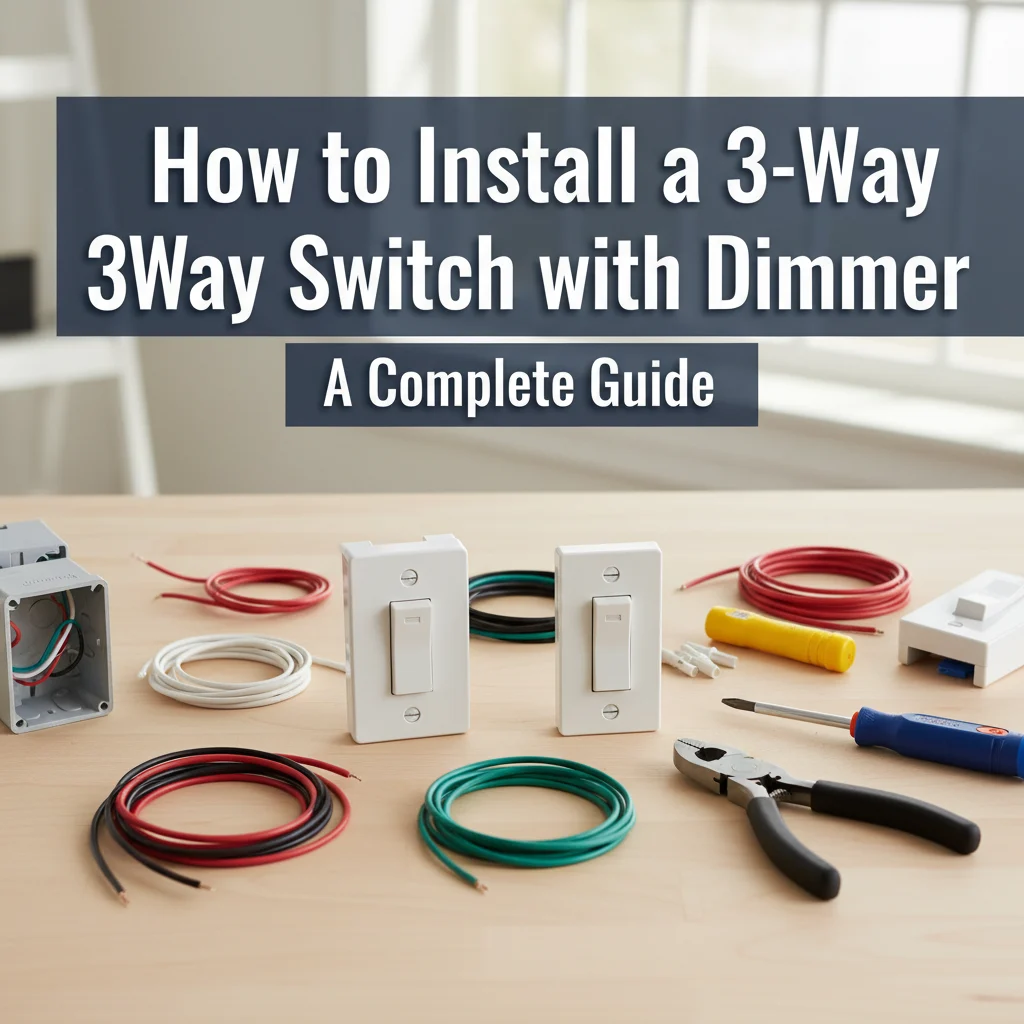 How to Install a 3-Way Switch with Dimmer: A Complete Guide