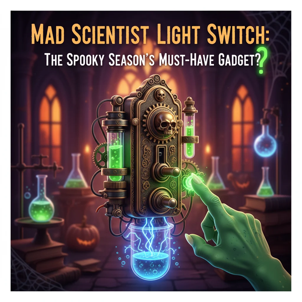 Mad Scientist Light Switch: The Spooky Season’s Must-Have Gadget?