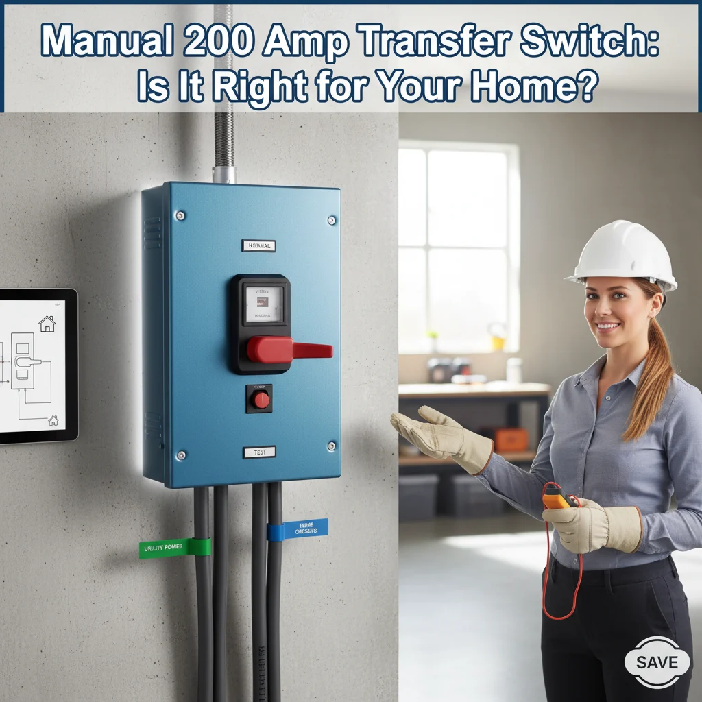 Manual 200 Amp Transfer Switch: Is It Right for Your Home?
