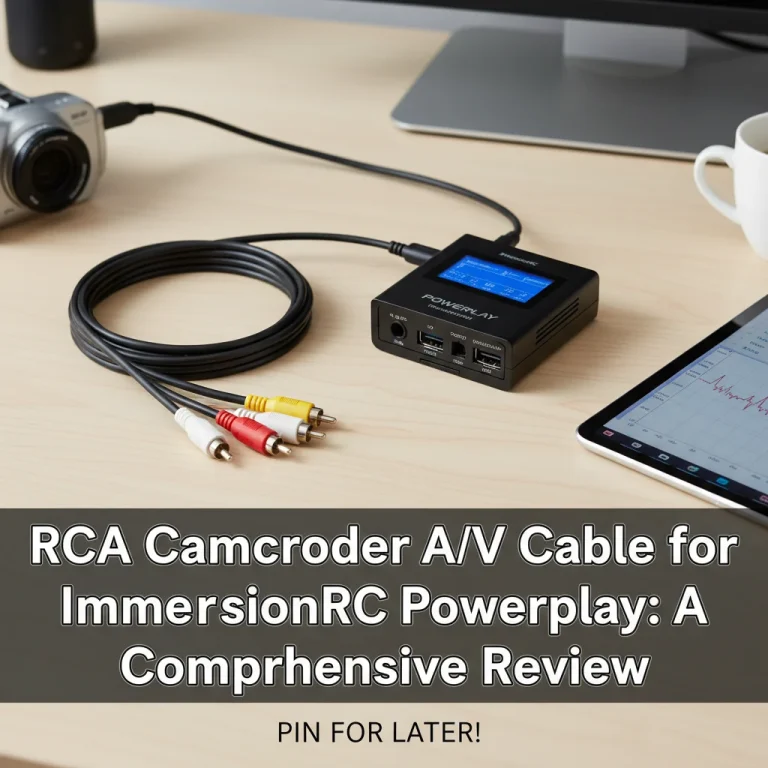 RCA Camcorder A/V Cable for ImmersionRC Powerplay: A Comprehensive Review