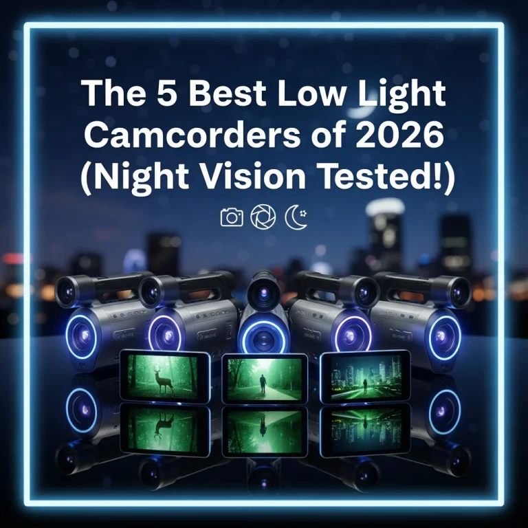 The 5 Best Low Light Camcorders of 2026 (Night Vision Tested!)