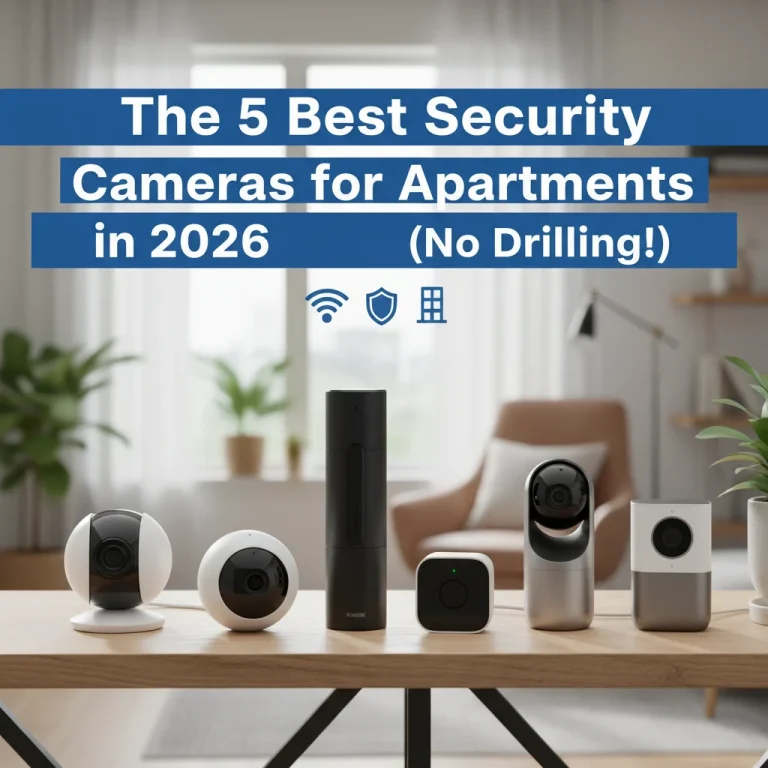 The 5 Best Security Cameras for Apartments in 2026 (No Drilling!)