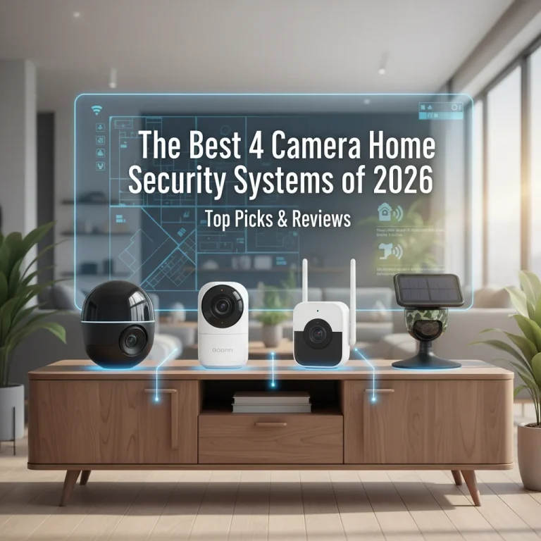 The Best 4 Camera Home Security Systems of 2026: Top Picks & Reviews