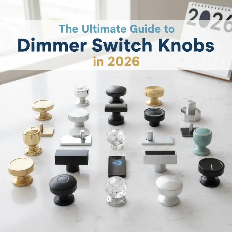 The Ultimate Guide to Dimmer Switch Knobs in 2026