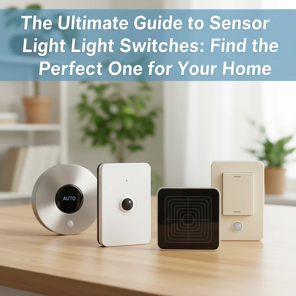 The Ultimate Guide to Sensor Light Switches: Find the Perfect One for Your Home