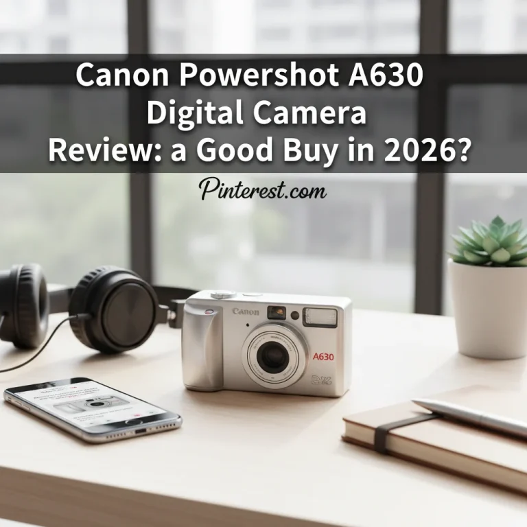Canon Powershot A630 Digital Camera Review: Still a Good Buy in 2026?