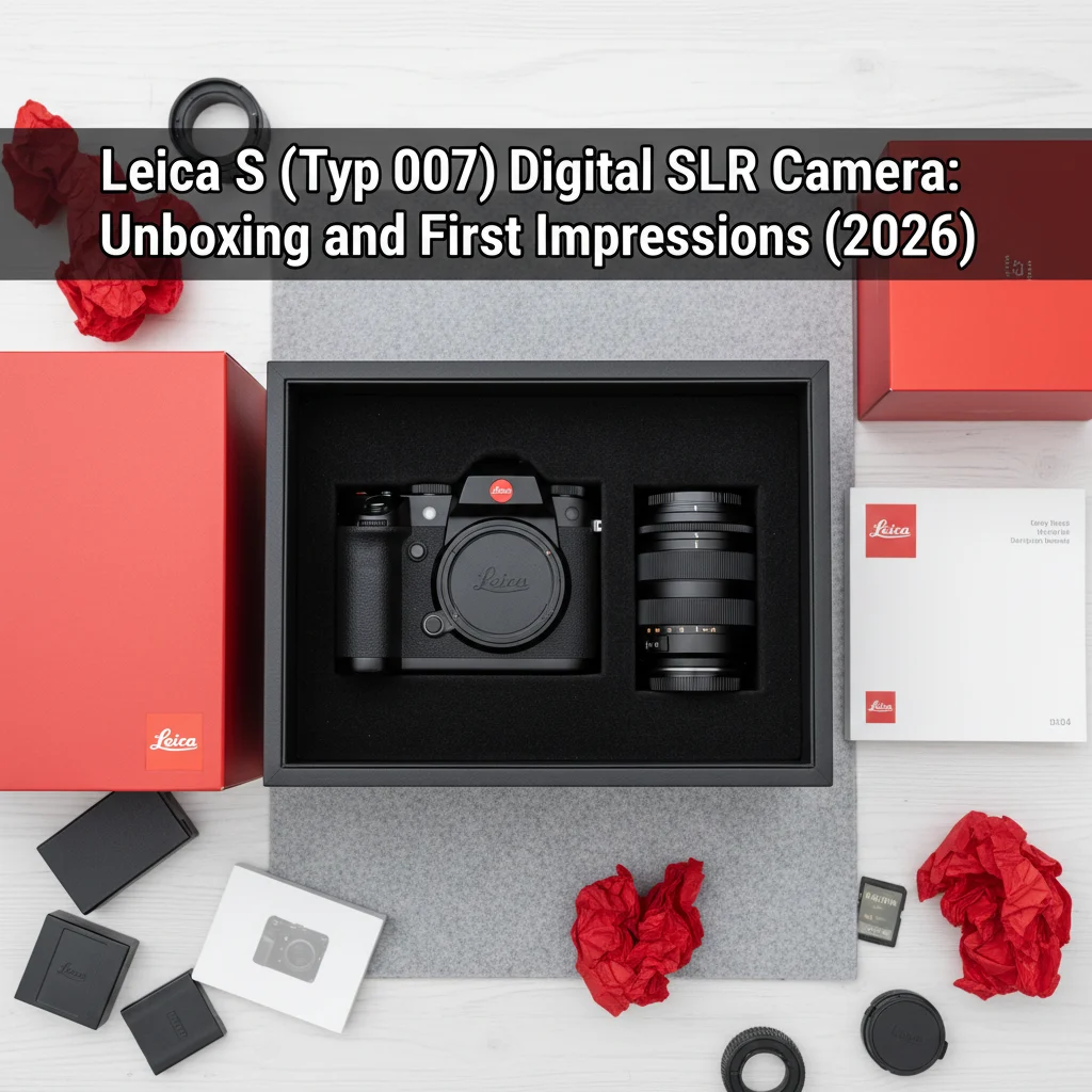 Leica S (Typ 007) Digital SLR Camera: Unboxing and First Impressions (2026)
