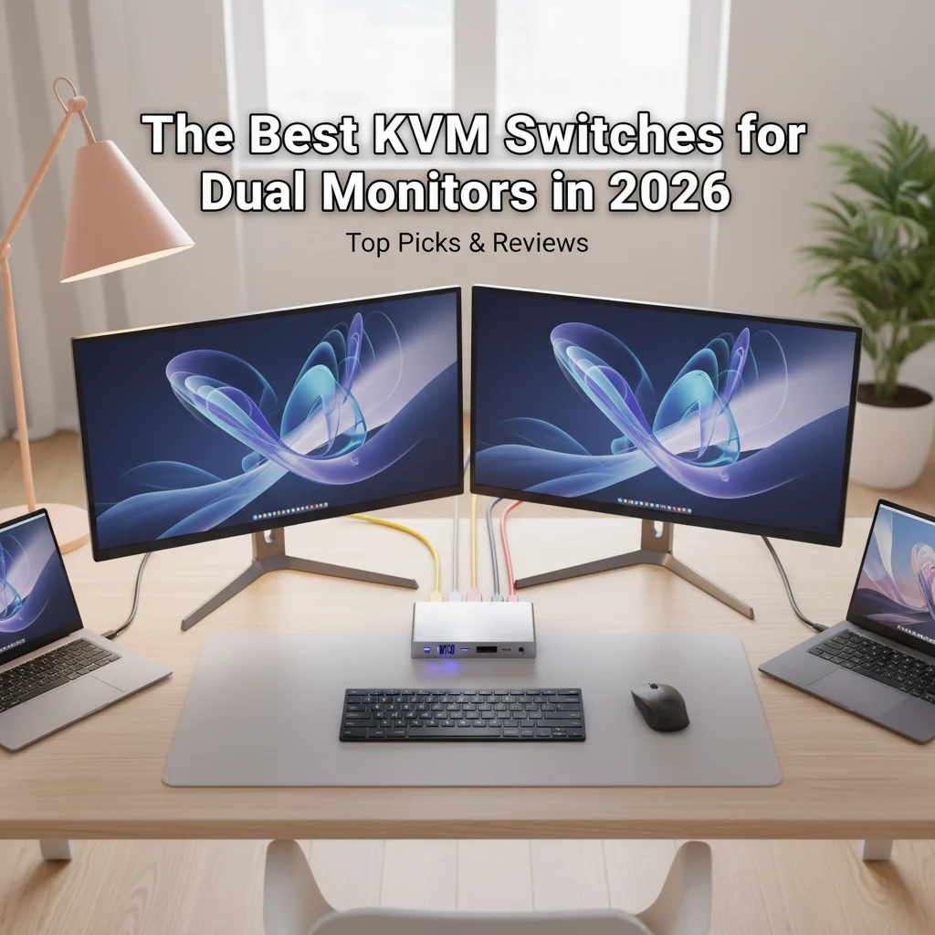 The Best KVM Switches for Dual Monitors in 2026: Top Picks & Reviews