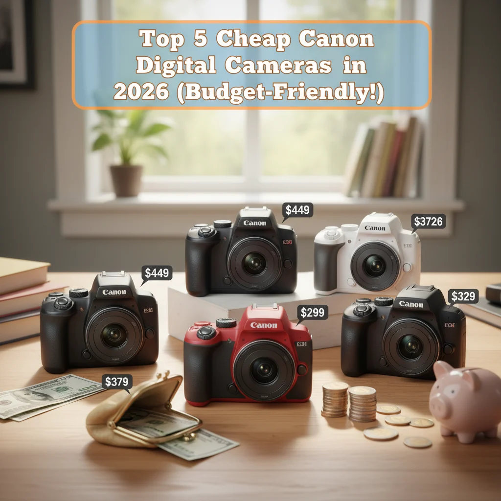 Top 5 Cheap Canon Digital Cameras in 2026 (Budget-Friendly!)