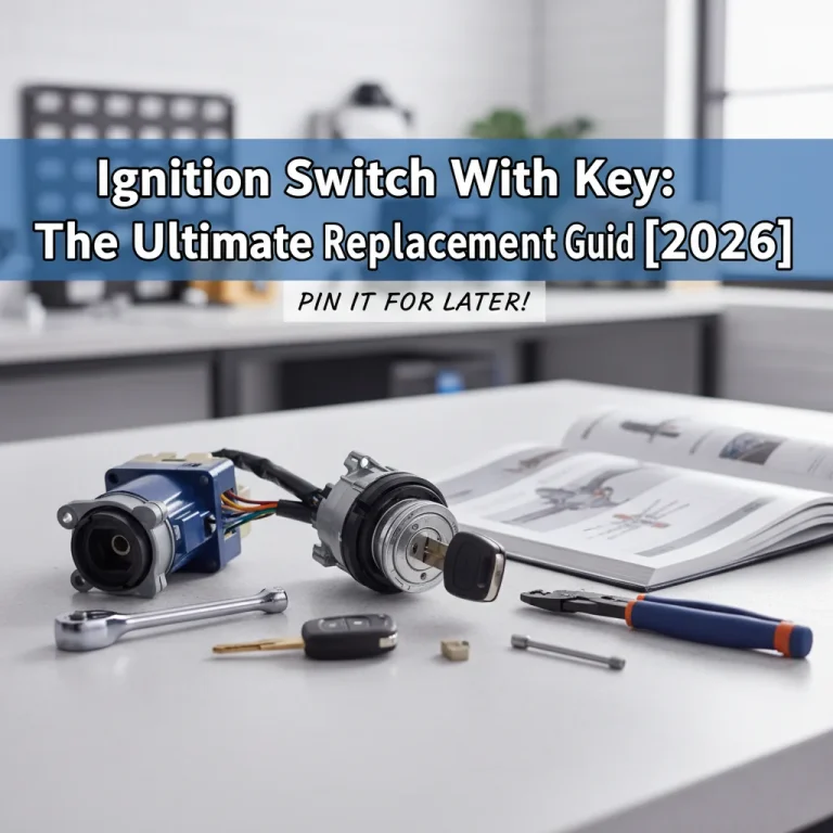 Ignition Switch With Key: The Ultimate Replacement Guide [2026]