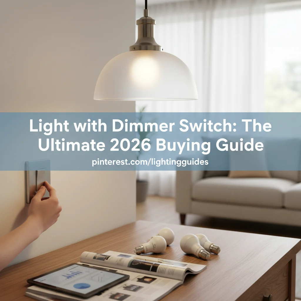 Light with Dimmer Switch: The Ultimate 2026 Buying Guide