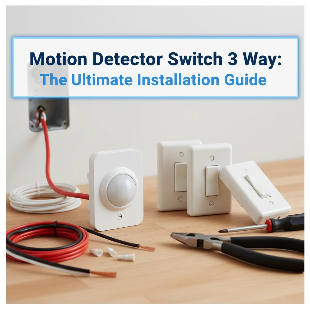 Motion Detector Switch 3 Way: The Ultimate Installation Guide
